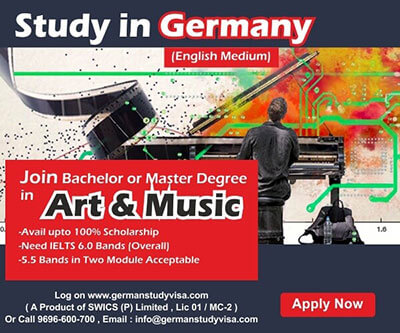 Courses available in Germany without IELTS