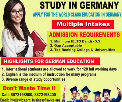 Requirements for Study in German